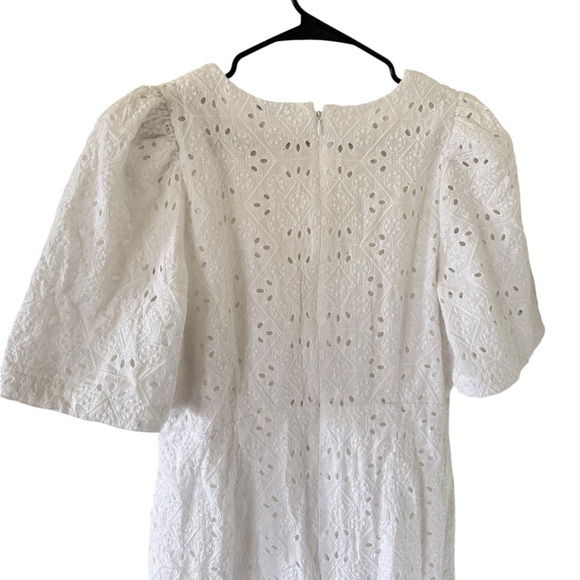 Rhode Mariana Eyelet White Minidress - Picture 7 of 9